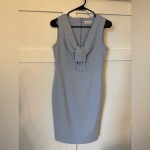Calvin Klein Women's Light Blue Midi Dress